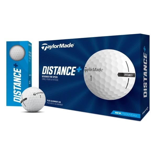 Taylormade Distance Plus Golf Balls - 12 Pack