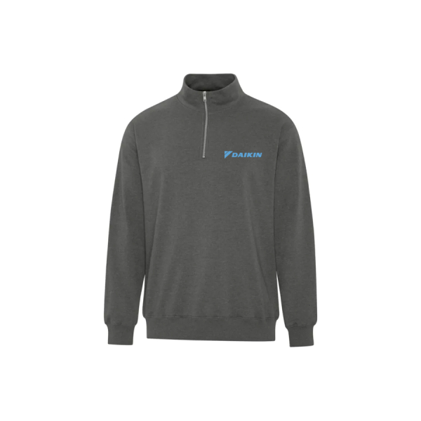 Adult Earth Wash Qtr Zip Sweatshirt - Image 4