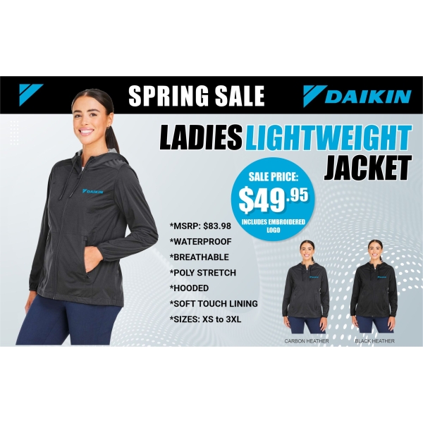 Ladies Lightweight Waterproof Jacket