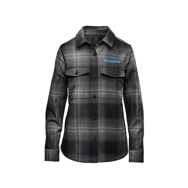 Ladies Highland Plaid Shacket - Image 3