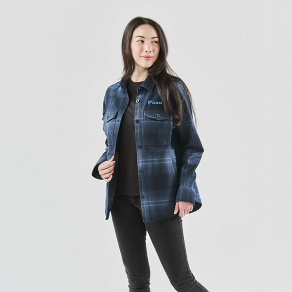 Ladies Highland Plaid Shacket