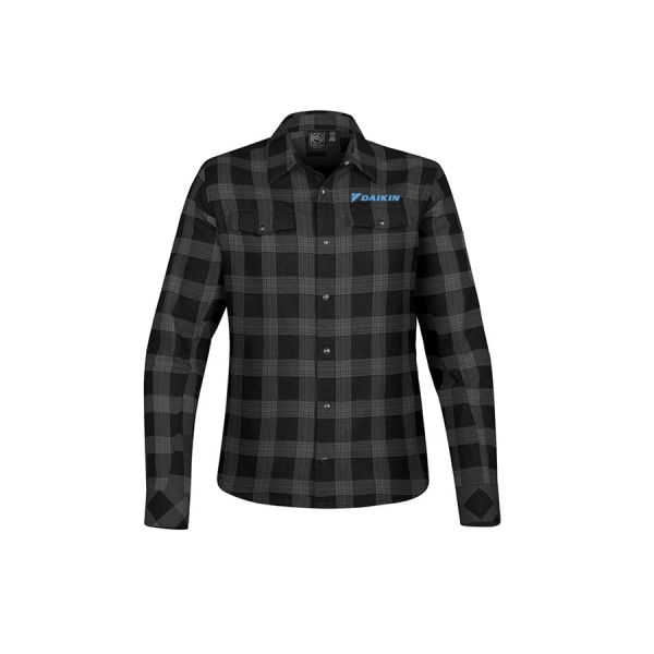 Ladies Logan Snap Front Plaid Shirt - Image 4
