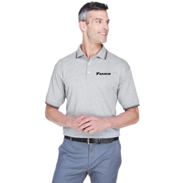 SALE - Mens Tipped Pima Interlock Polo