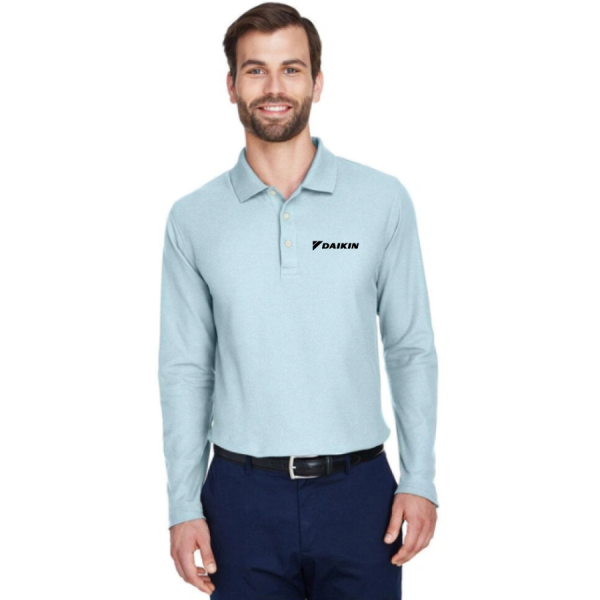 SALE - Mens Performance Long Sleeve Polo