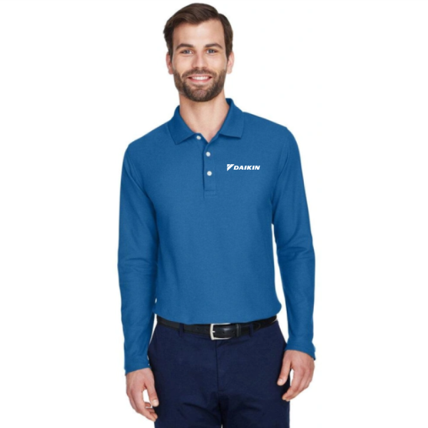 SALE - Mens Performance Long Sleeve Polo