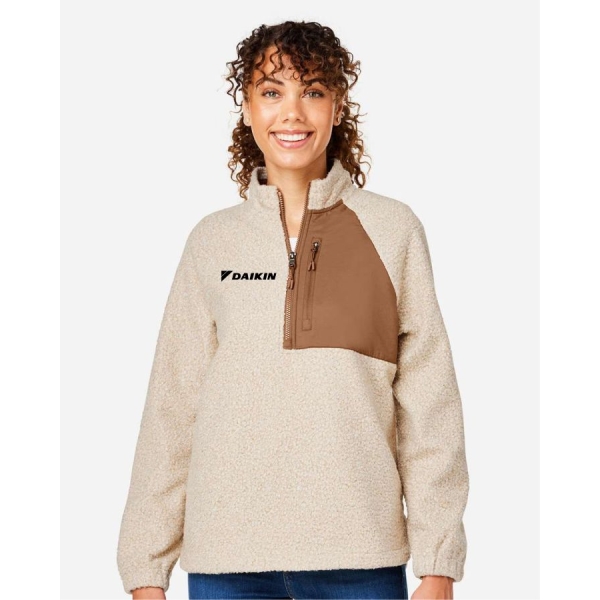 Ladies Aura Qtr Zip Sweater