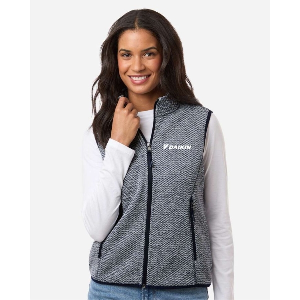 Ladies Jasper Jacquard Vest - Image 3