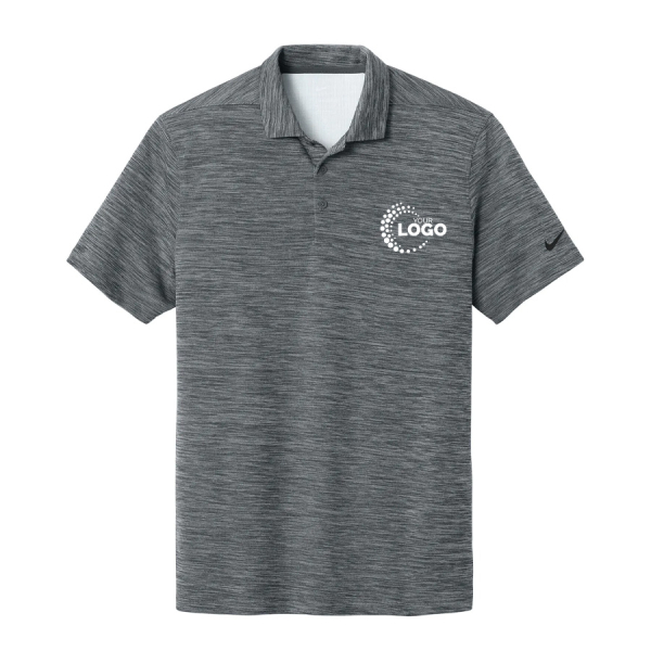 Mens Nike DriFit Striated Polo - Image 3