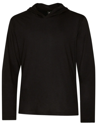 Mens KOI Triblend Long Sleeve Hooded Tee - Image 4